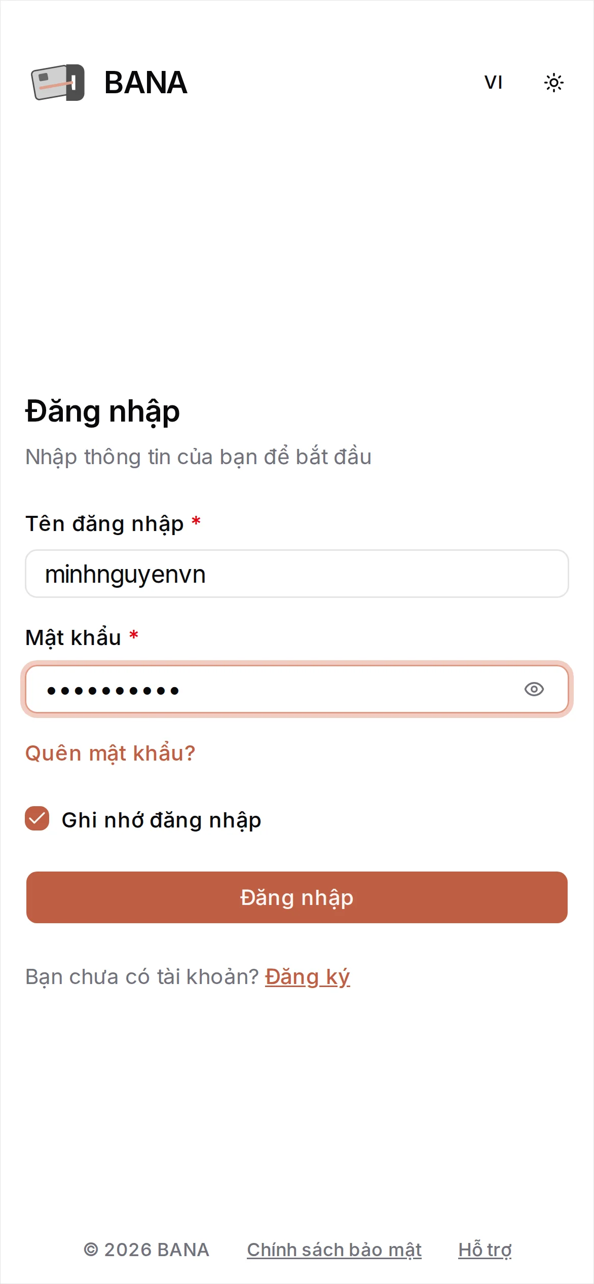 Đăng nhập